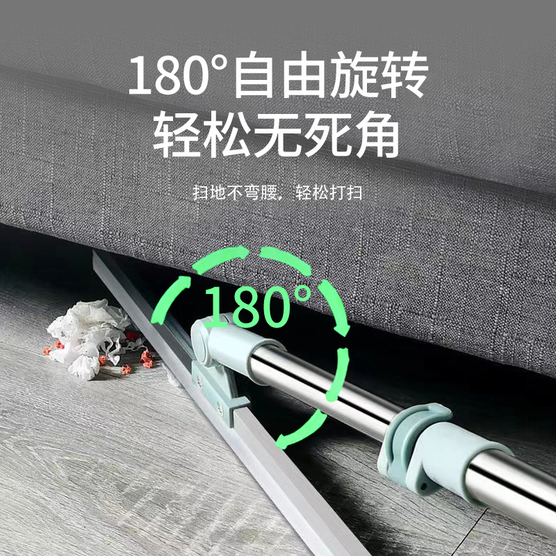 Foreign trade wholesale telescopic floor scraping glass wiper 35/50cm toilet water sweeping hair magic broom