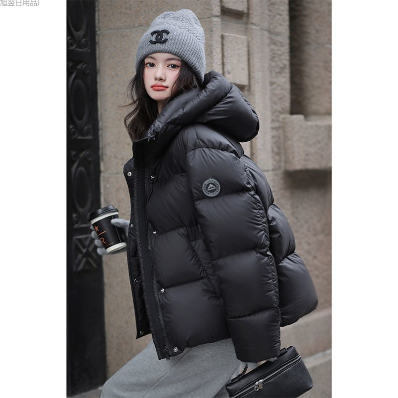 Новая короткая куртка из хлопка для маленьких женщин, однотонная, корейская версия, универсальная модная, утолщенная хлопковая куртка, черная, розовая, фиолетовая