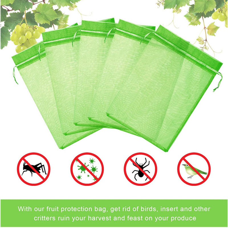 Cross-Border Fruit Protection Bag Grape Fruit Insect-Proof Mesh Bag Mesh Seed Bag Organza