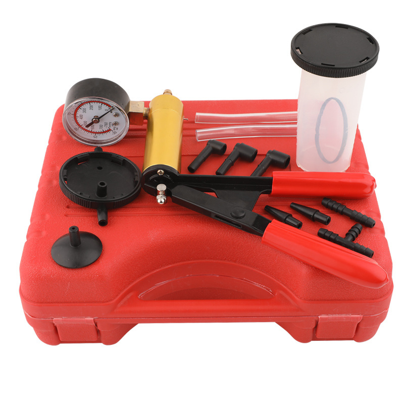 Car vacuum pump manual small brake oil replacement machine emptying repair tool dual-purpose copper core suction gun