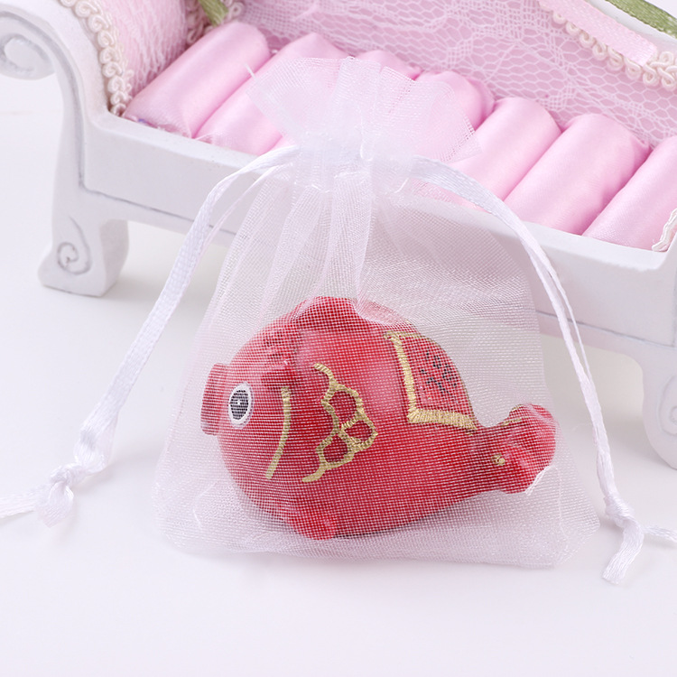 Solid Color Pearl Gauze Bag Jewelry Packaging Bag Wedding Candy Drawstring Bag Cosmetic Bag Gauze Bag Wholesale Multi-Color Options