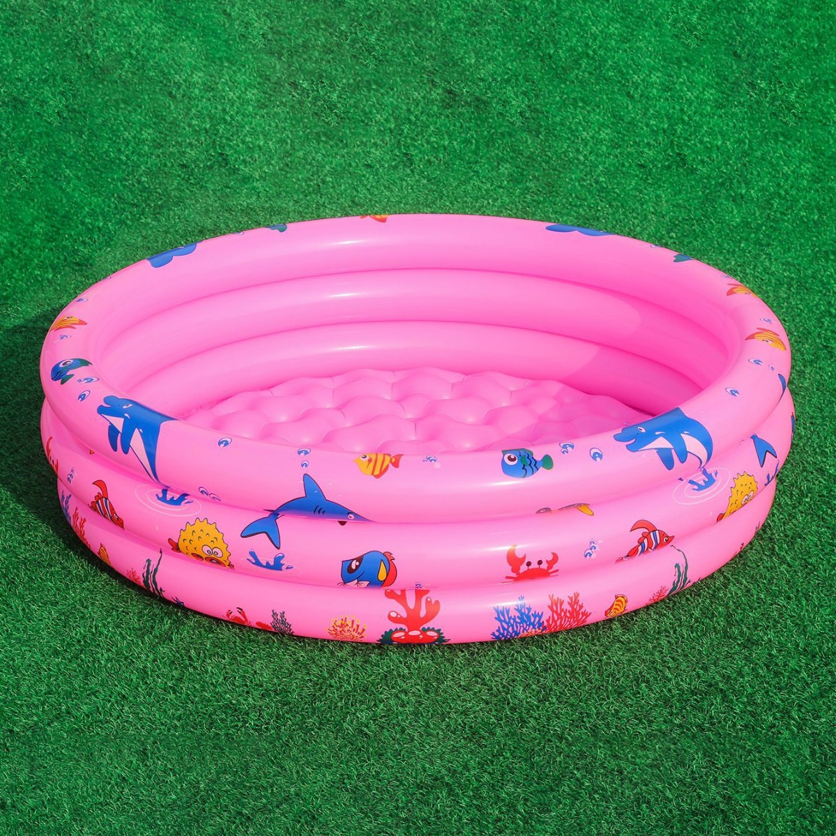 Home Swimming Pool Inflatable Ball Pool Kidsren's Ocean Ball Pool Round Printed Swimming Pool Fishing Water Toy Pool