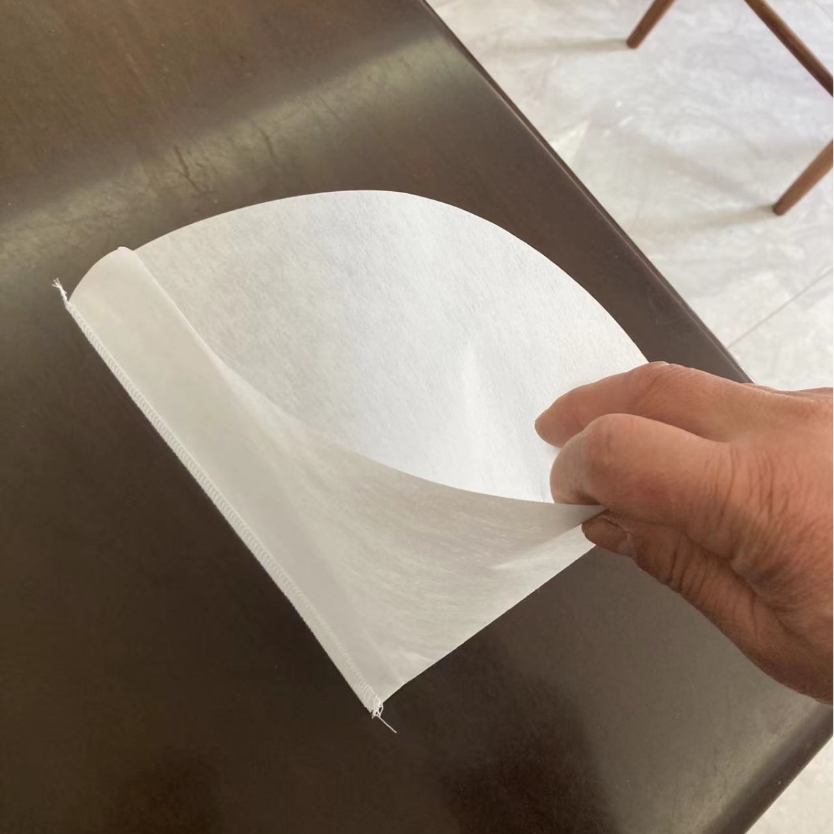 Edible oil filter paper frying oil filter paper filter bag fast funnel filter paper cone filter paper 90 degree funnel filter paper