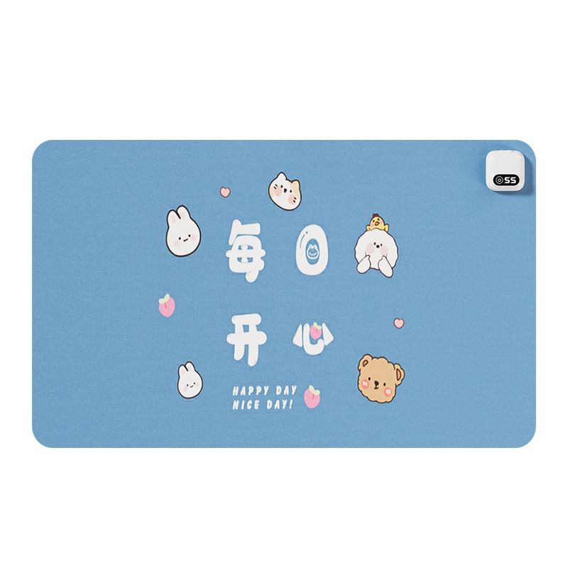 Heating mouse pad large office computer desktop heating table pad learning writing hand pad factory direct sales