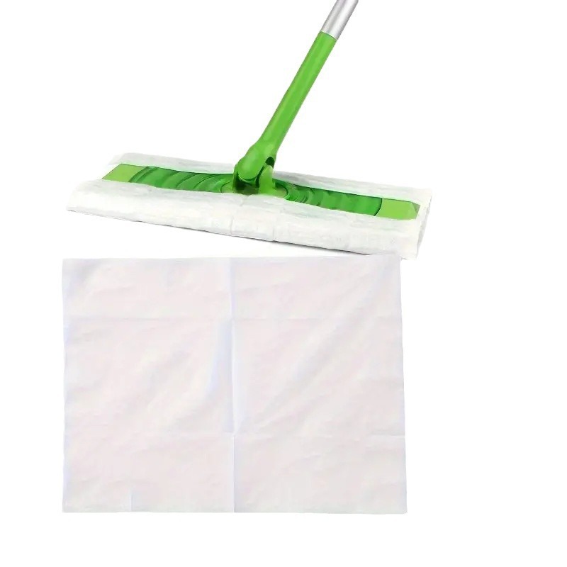 Cross-Border Electrostatic Dust Removal Paper Disposable Household Dust Removal Cloth Replacement Mop Paper Floor Tile Dust-Free Cleaning Cloth
