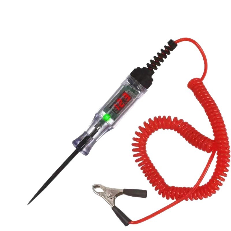 Car Test Pen Led Test Light Car Digital Display 12V24V70 Volt Auto Repair Circuit Fuse Detection Test Pen