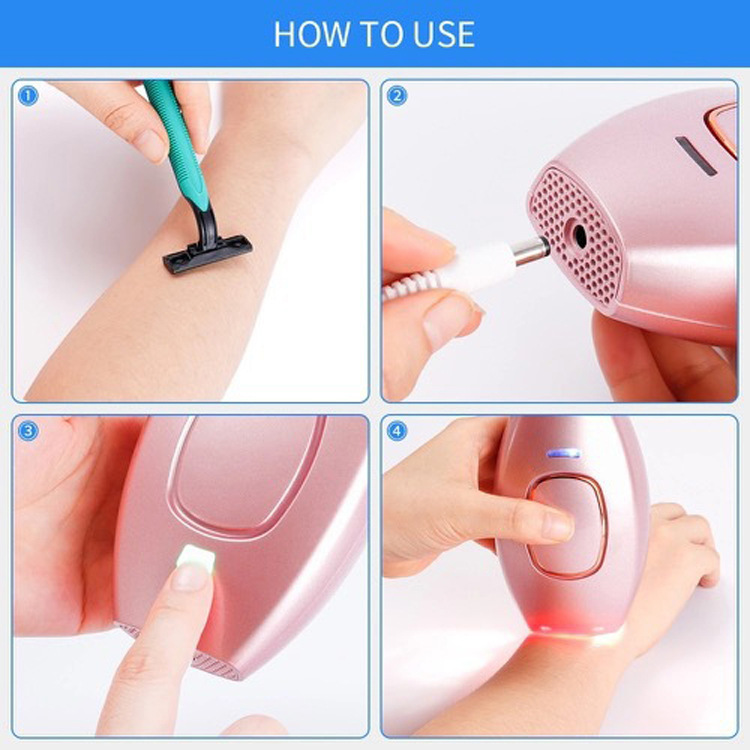 Factory Direct supply cross-border hot electric photon suppression hair growth hair removal artifact laser hair removal instrument household