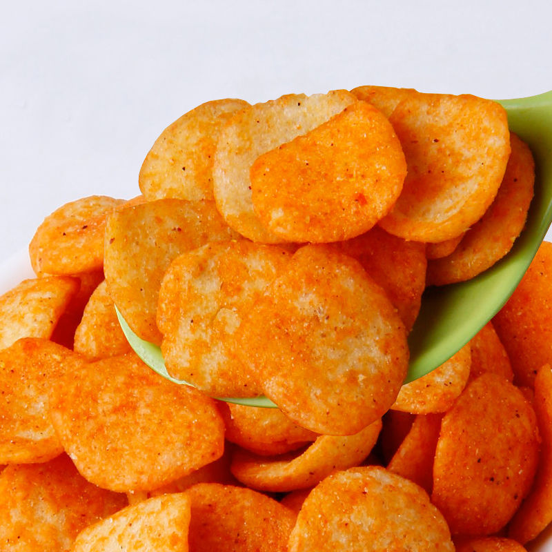 [Exclusive to Lightning Warehouse] Bubusheng Nanjing Duck-Flavored Crispy Rice Crackers 8090 Snack 20G/Bag, Vegetarian Meat Crispy