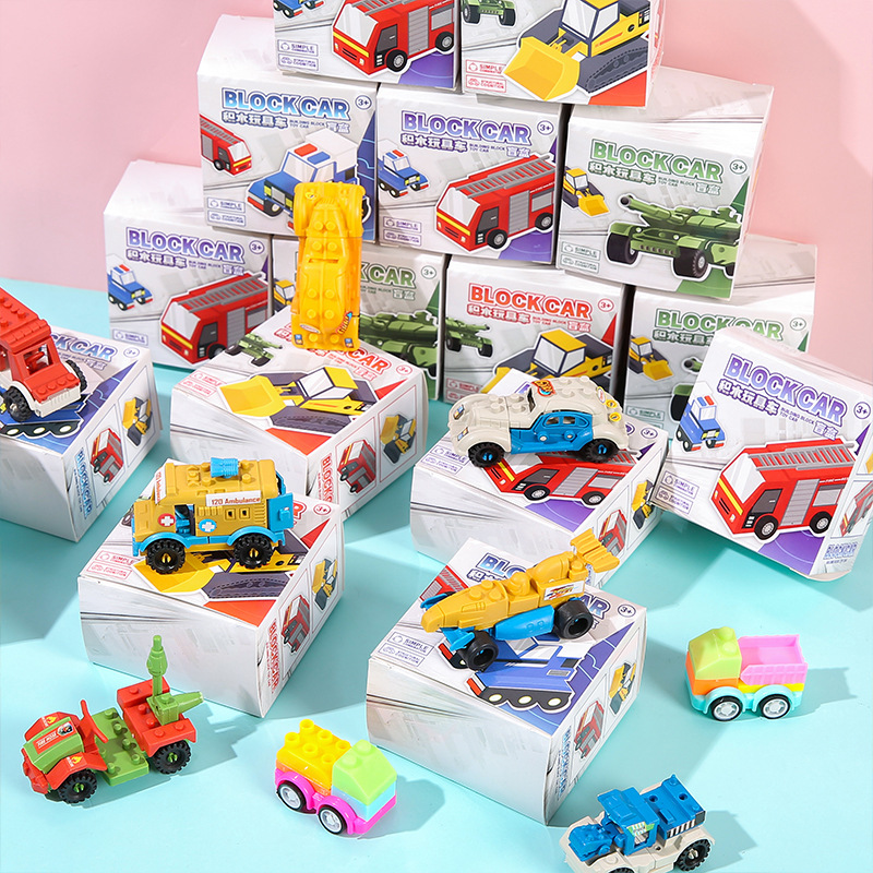 Игрушка для сборки автомобиля DIY гоночная инженерная машина для детей