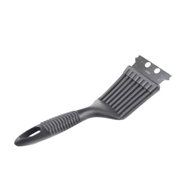 Zibo BBQ stainless steel wire brush barbecue grill tip brush barbecue tool cleaning brush stainless steel barbecue cleaning