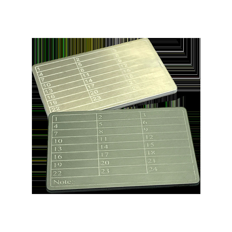 Aluminum Alloy Word Memorizer (Password Book) 2025 New Bit Currency Mnemonic Mechanical Password Book Wholesale