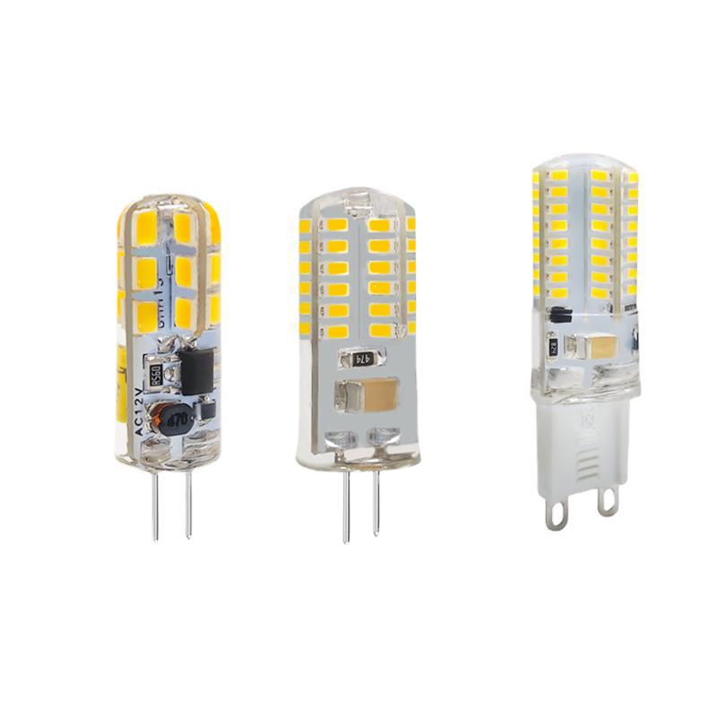 G4 Lamp Bead Led Pin Low Voltage 12V Crystal Lamp Plug Bulb 220V Super Bright G9 Light Source Mirror Headlight Energy-Saving Small Bulb