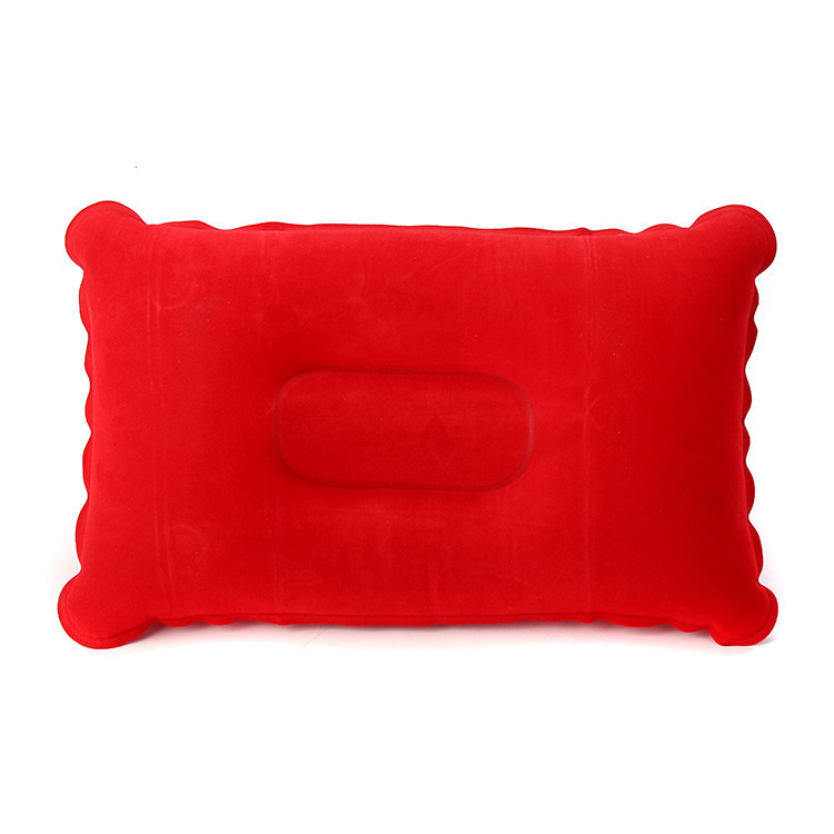 Small Square Pillow Car Nap Inflatable Pillow Waist Pillow Outdoor Camping Cushion Travel Tent Sleeping Pillow in stock Factory in stock
