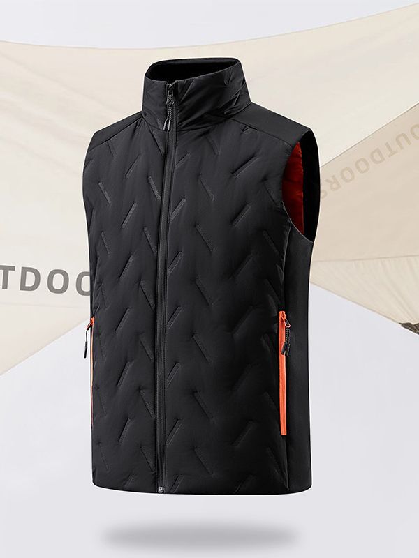 2023 new autumn and winter cotton vest sports leisure couple Men's cotton vest women's sports cotton vest