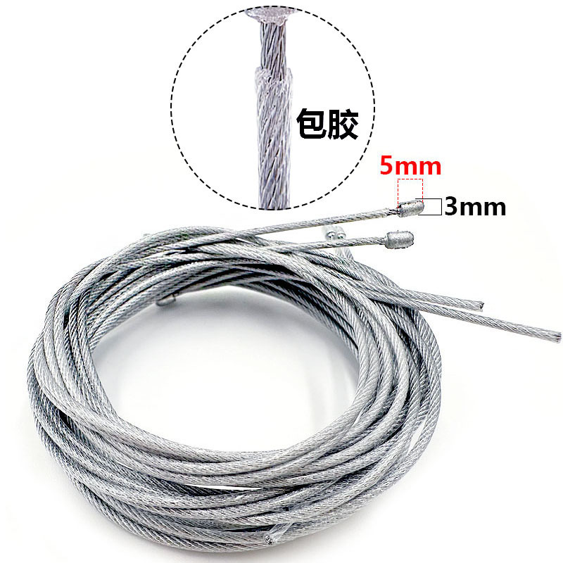 Wire Rope Stainless Steel Wire Hanging Wire Coated Wire Rope Φ1.5Mm Lamp Chandelier Rope Lighting Hardware Accessories