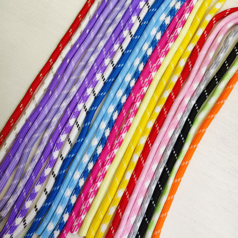 32 Ingot Encrypted Polyester Round Rope 5mm Insert Point Wrapped Core Round Shoelace Rope Sweater Round Hat Trouser Waist Drawstring