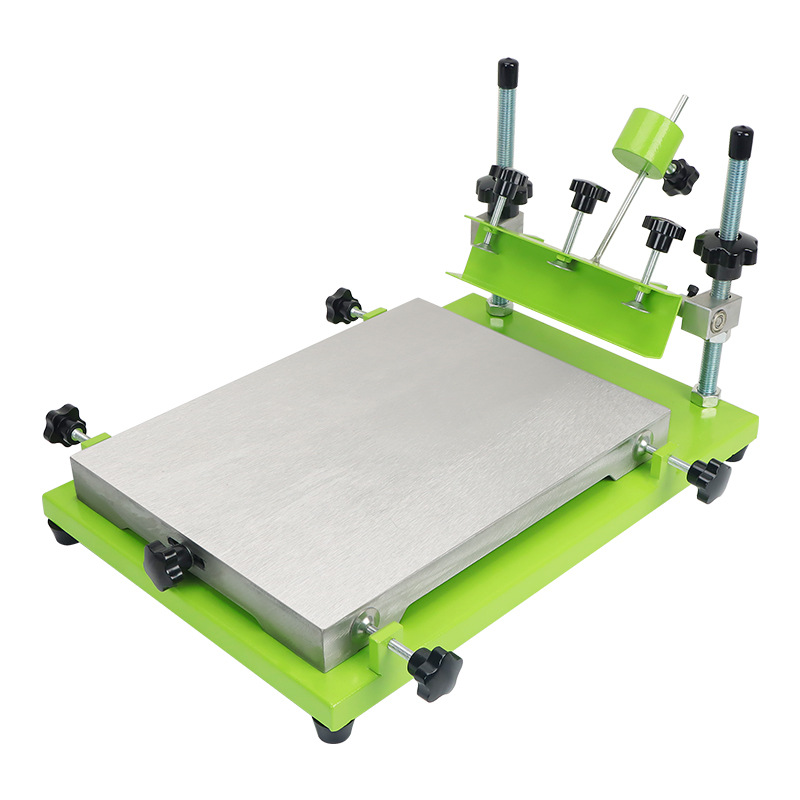 Screen printing machine small hand screen printing table hand printing screen printing machine ink flat printing machine printing table