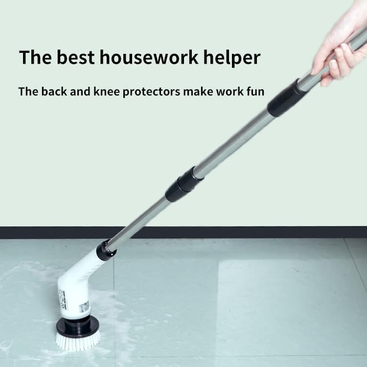 Electric Brush Multifunctional Wireless Multi-Brush Head Fish Tank Brush Kitchen Cleaning Toilet Brush Rotating Mop Wireless Portable