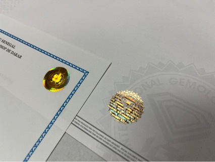 Anti-Counterfeiting Certificate Temperature-Changing Ink Luminous Fiber Optic Holographic Anti-Counterfeiting Label