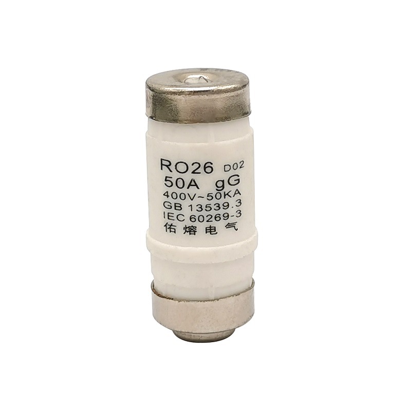 Screw fuse R026 RO26 D02 gG 400V-50KA 20A25A32A35A40A50A63A