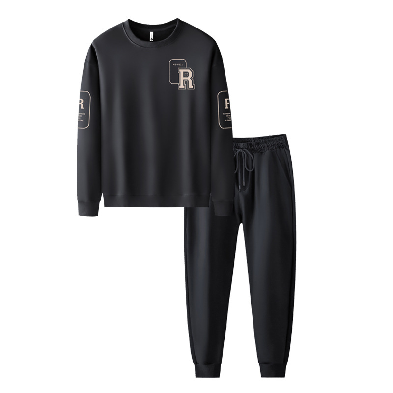 73970-Suit Link-Small Triangle Wire Frame Guard P249-Black-854 Guard-Black-Pure-811 Set Plus Size Men's Clothing