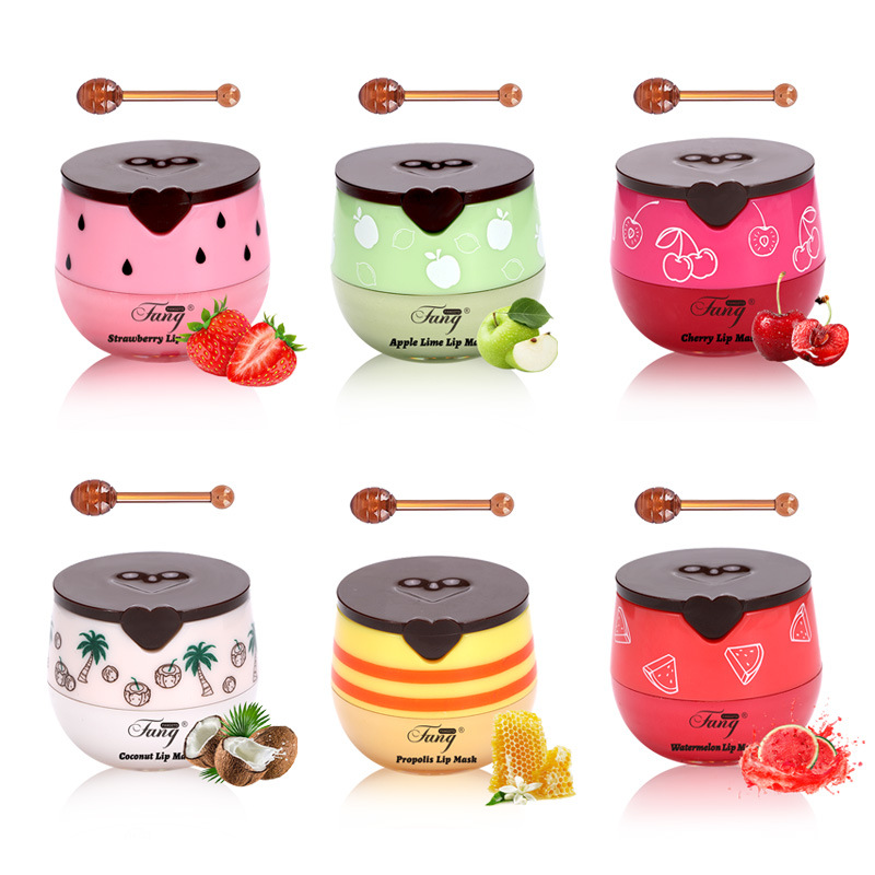 Новая маска для губ с клубничным прополисом, увлажняющая и улучшающая состояние губ