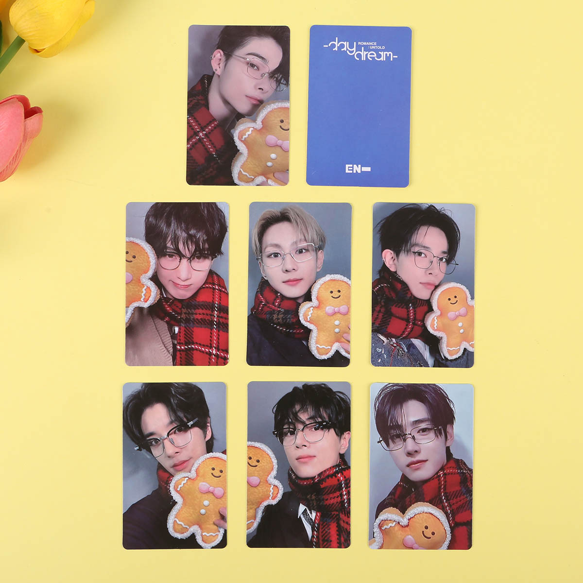 Enhypen Ли Сын-Хюн, Пак Чунг-Хюн, карточка рождественской песни, Сеул, мировой тур, маленькая карточка