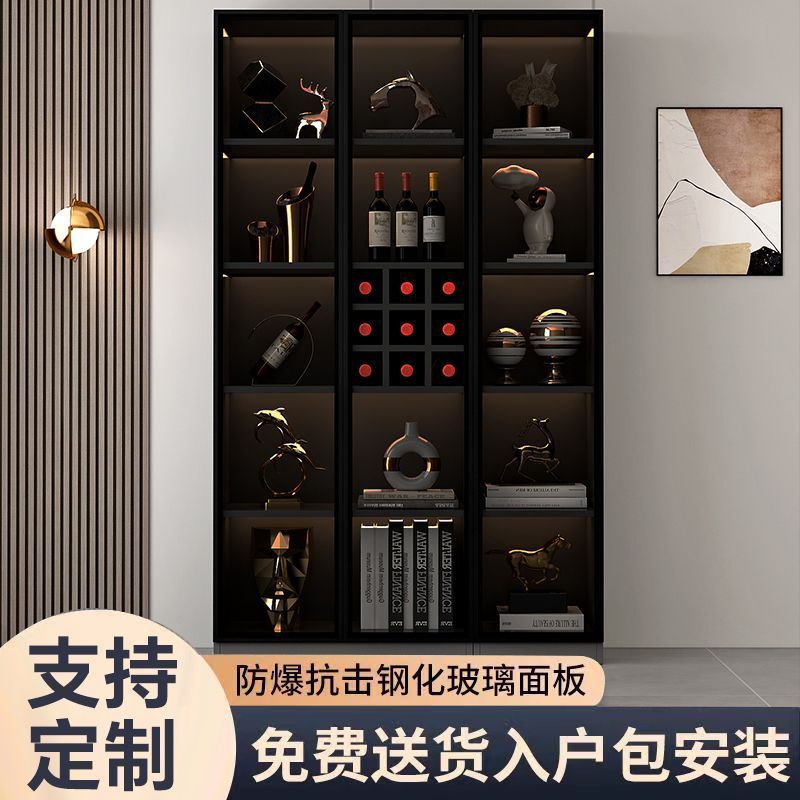 Винный шкаф у стены шкаф для хранения в гостиной шкаф с стеклянной дверцей дисплейный шкаф винный шкаф интегрированный в столовую стеклянная дверца винного шкафа фабрика