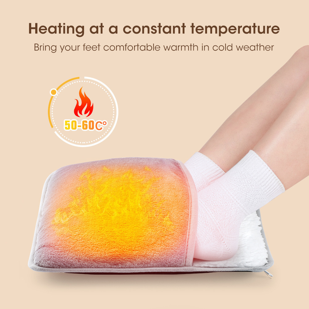 Cross-Border Constant Temperature Heating Foot Warmer Household USB Plug-In Abdominal Waist Heating Pad Electric Heating Waterless Hand Warmer