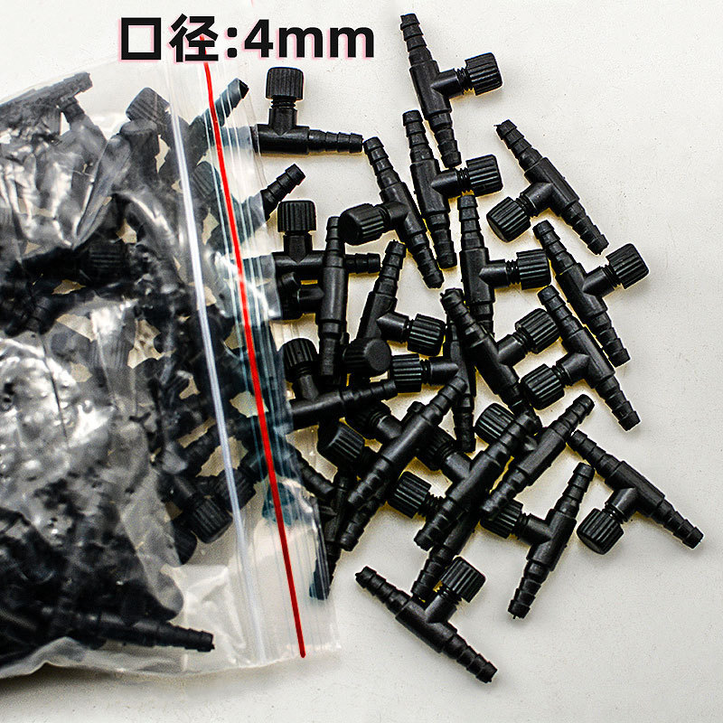 Fish Tank Oxygen Tube Air Regulating Valve Air Volume Regulating Valve Fine Regulating Valve Oxygenation Pump Air Regulating Valve Air Control Valve 4mm Oxygen Tube