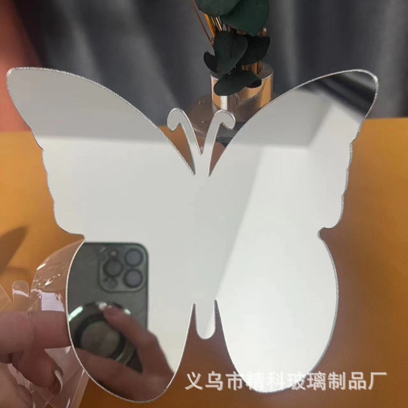 This Factory Professional Cutting 1-3 Various Shapes Acrylic Lenses New Butterfly Mirror