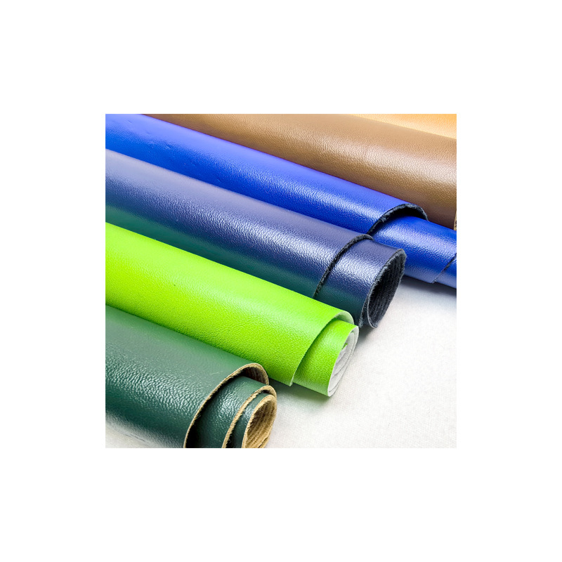 Spot Wholesale Napai Pattern Pu Leather Fabric 0.7mm Imitation Cotton Velvet Napai Pattern Leather Pu Luggage Handbags