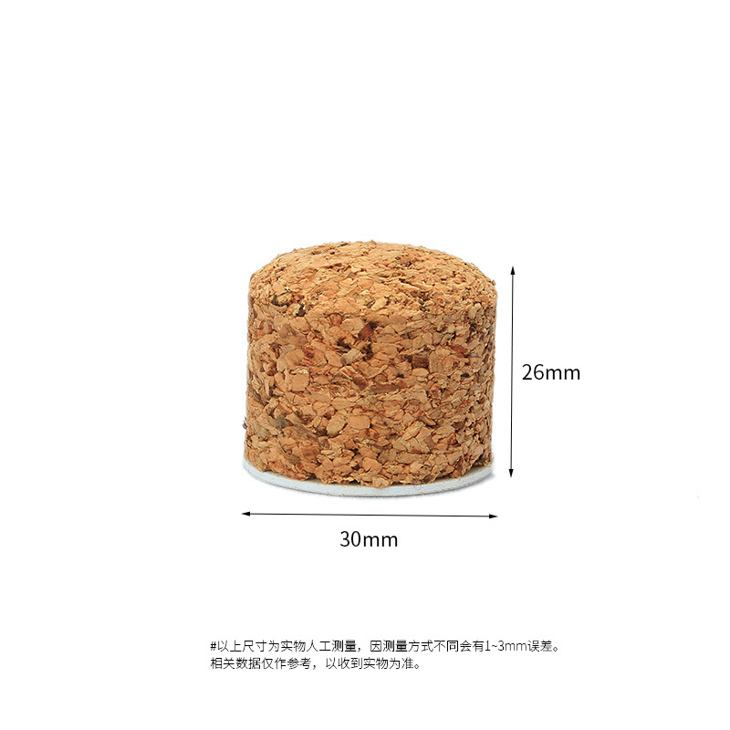 Muxiang pipe accessories knock ash special Cork wholesale pipe ash cleaning supplies Cork with Post