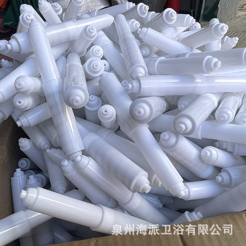 Public Hotel Toilet Roll Paper Box Accessories Center Paper Box Shaft Spring Telescopic Rod Plastic Core Rod Universal Toilet Rack
