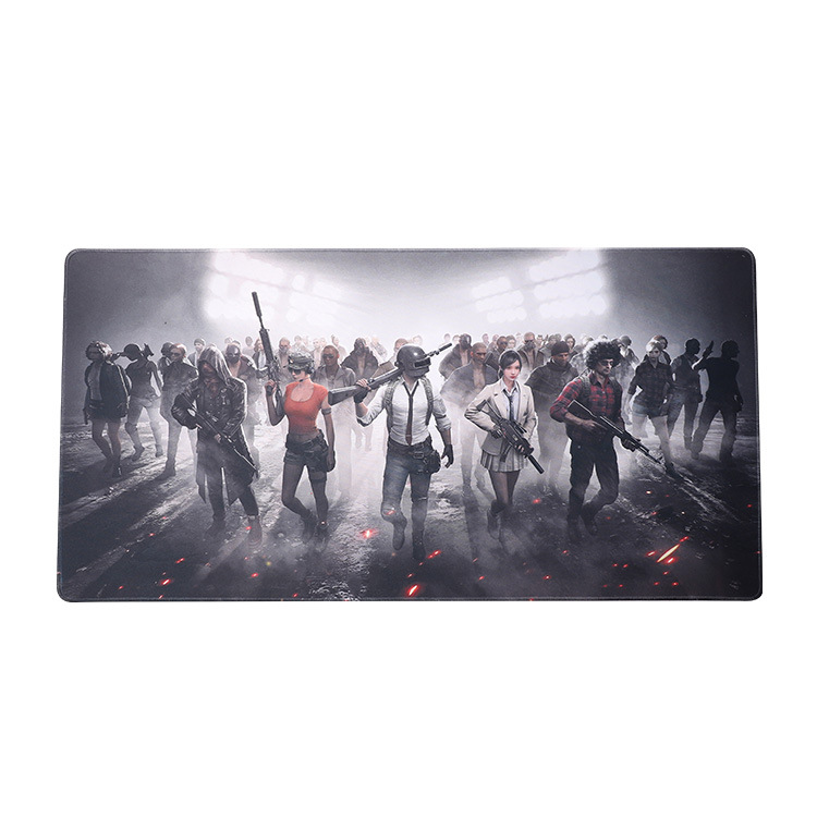 Mouse Pad Oversized Desktop Edge Lock Thickened Keyboard Pad Office Computer Mouse Desk Pad Printing Small Batch