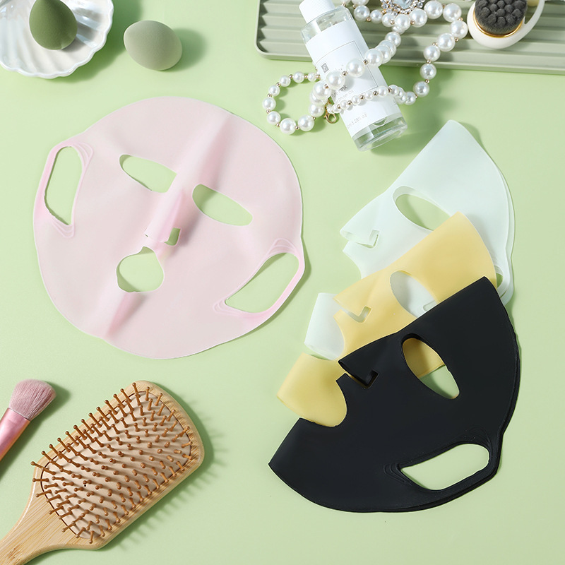 Cross-Border Silicone Mask 3D Ear-Hanging Mask Waterproof Anti-Evaporation Anti-Falling Eco-Friendly Non-Slip Disposable Spa Beauty