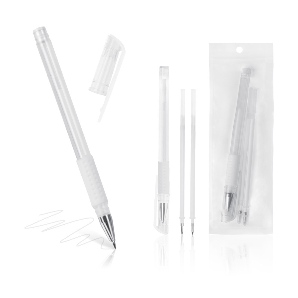 3 упаковки оптовая фиксированная ручка для татуировки, белый маркер