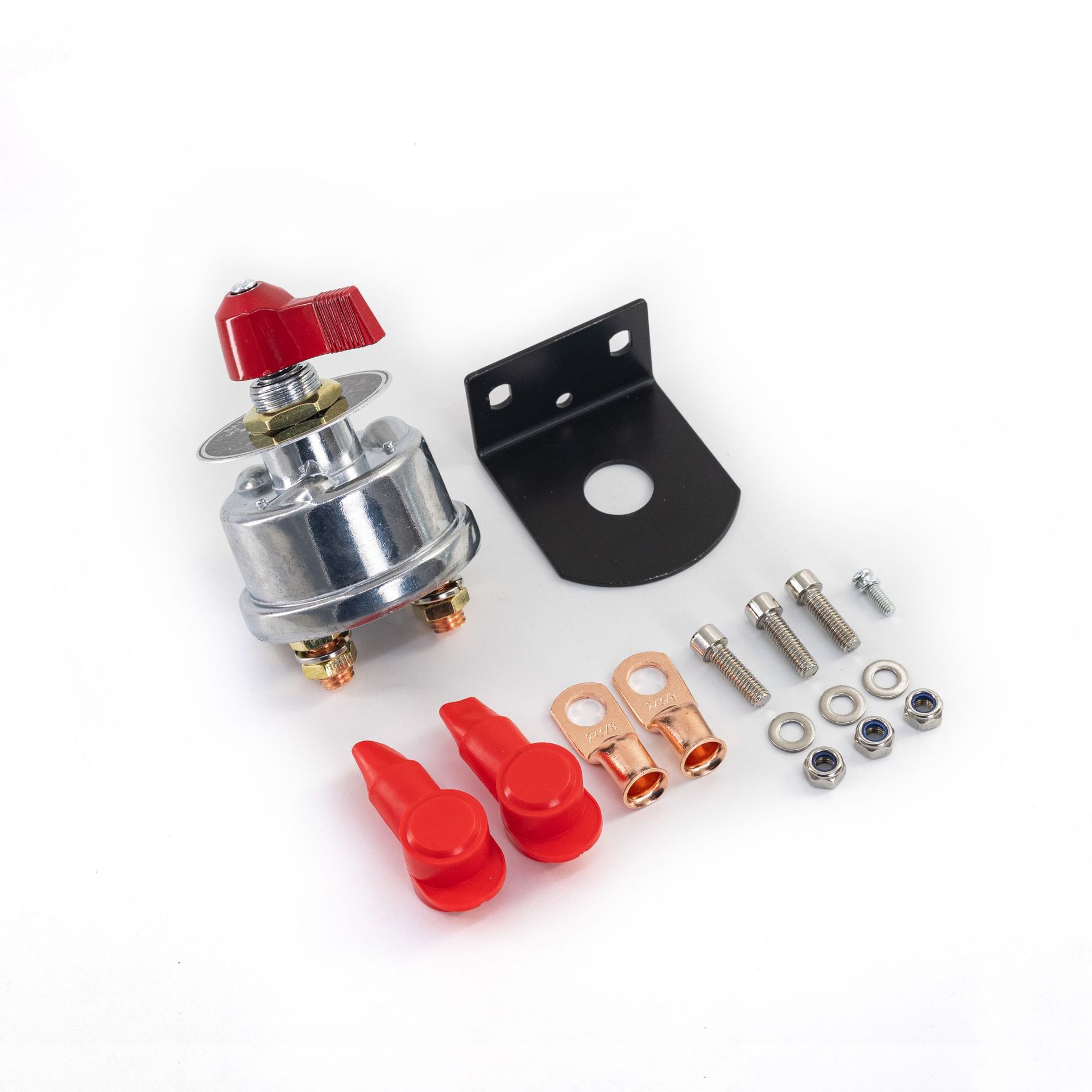 Cross-border hot sale 12V-48V battery disconnect switch with side column mounting bracket 200A high current battery switch