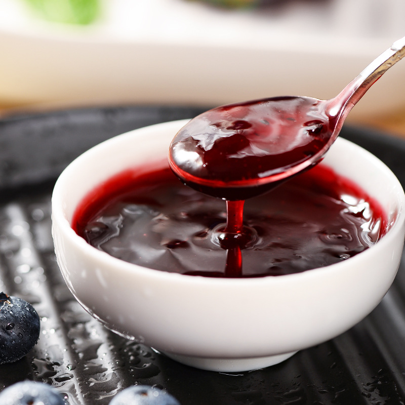 Blueberry Jam, Strawberry Jam, Bowl Cake, Milk Tea Jam, Cold Drink Dessert Ingredients, Bread Spread, Baking Special Blueberry Jam