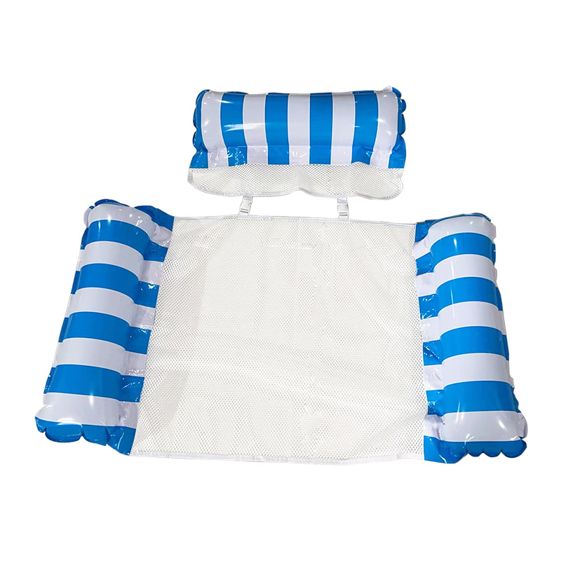 Adult Water Floating Toy Inflatable Floating Bed Floating Row Swimming Ring Beach Lounger Men's and Women's Floating Chair for Surfing Detachable