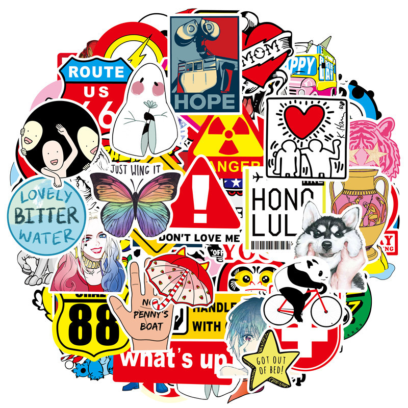 Factory graffiti sticker car sticker suitcase sticker wholesale sticker