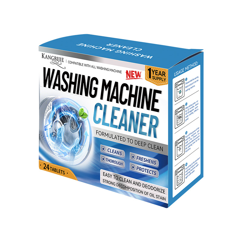 Cross-Border Washing Machine Tank Cleaner, Dishwasher Effervescent Tablets, Fully Automatic Effervescent Cleaner, Stain Removal Artifact