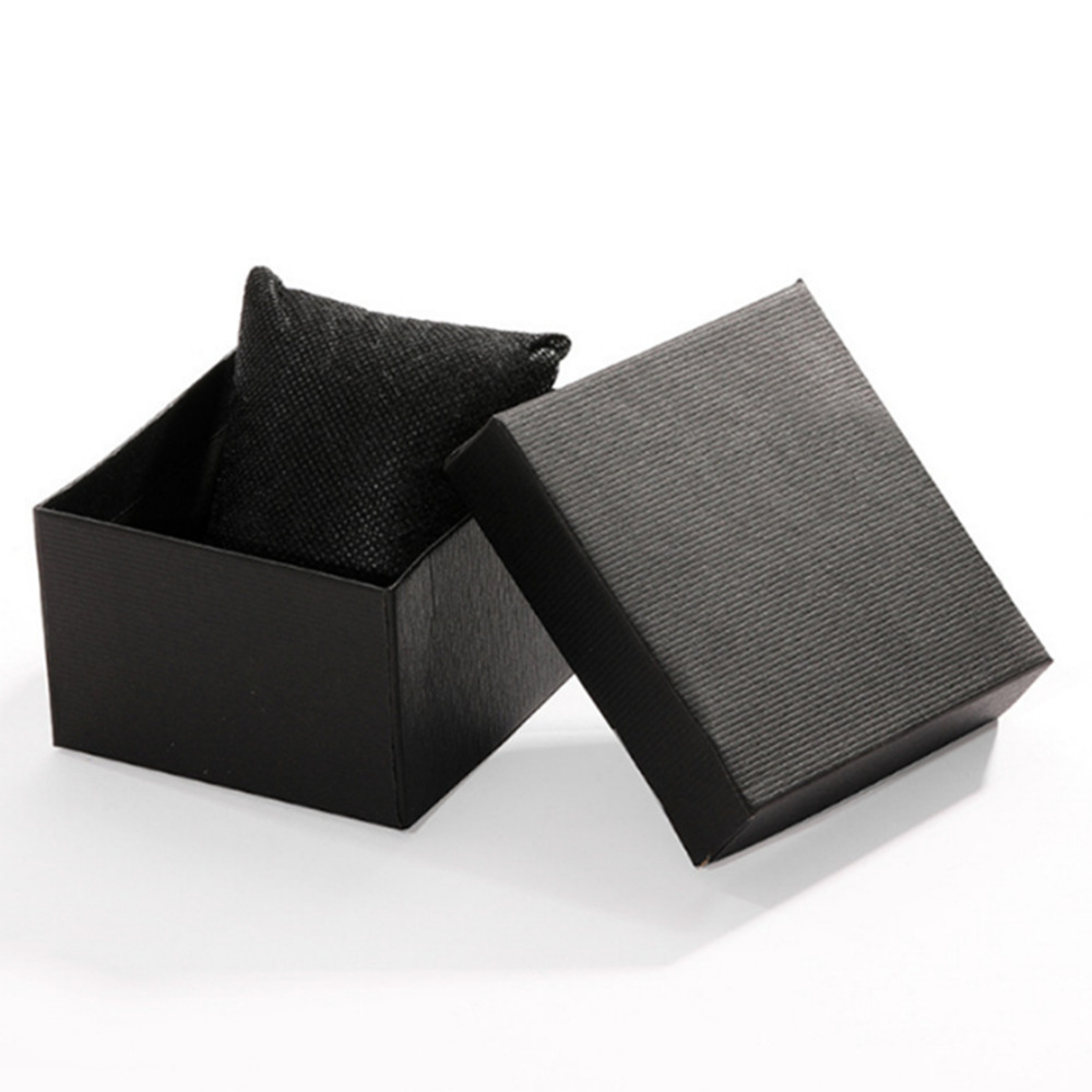 Watch Packaging Plastic Box Ready-Made Velvet Watch Box Watch Jewelry Paper Small Pillow Box Wholesale Support Dropshipping