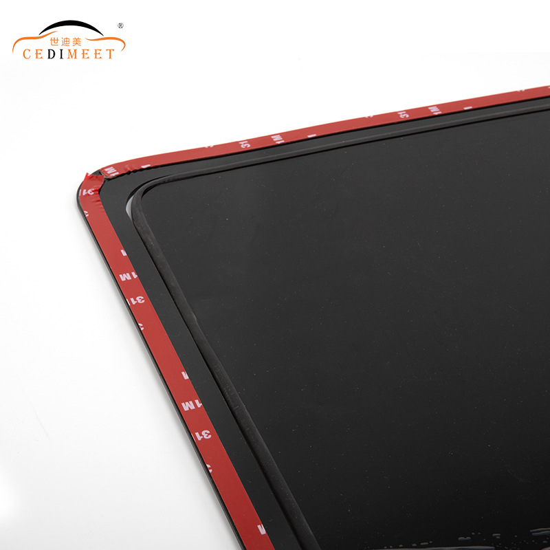 Suitable for automobile universal rubber edge new simulation sunroof 80*40CM sunroof block Sunroof Deflector
