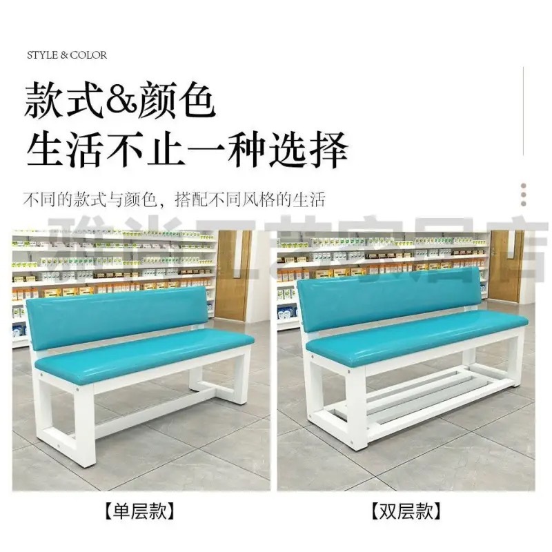 Soft Bag Sofa Backrest Leather Chair Gym Stadium Rest Area Bench Barber Shop Waiting Chair Backrest Bench Chair