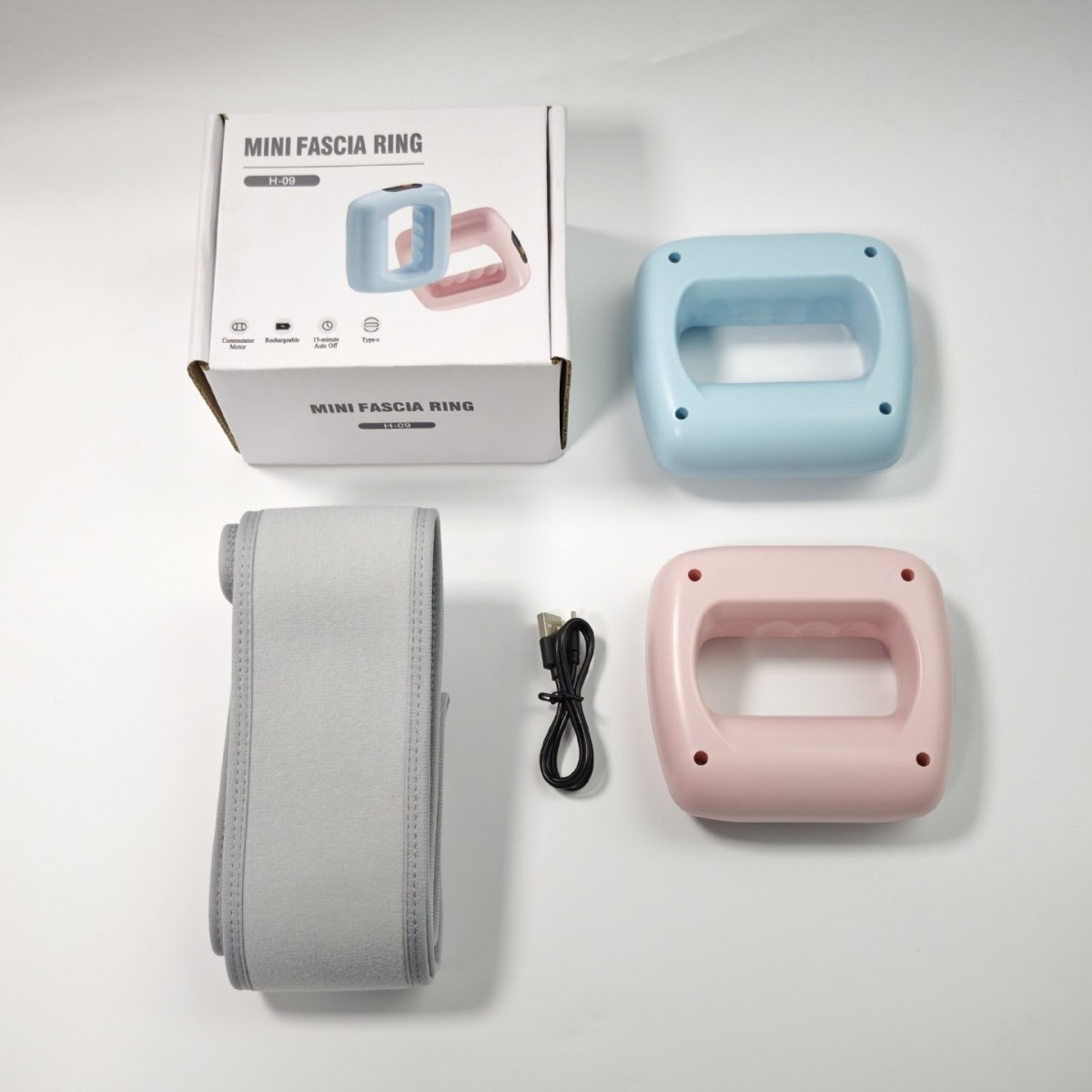 New Mini Fat Removal Machine Fascia Ring Muscle Relaxation Mini Electric Fat Burning Massage Two-In-One Shaping Yoga Ring