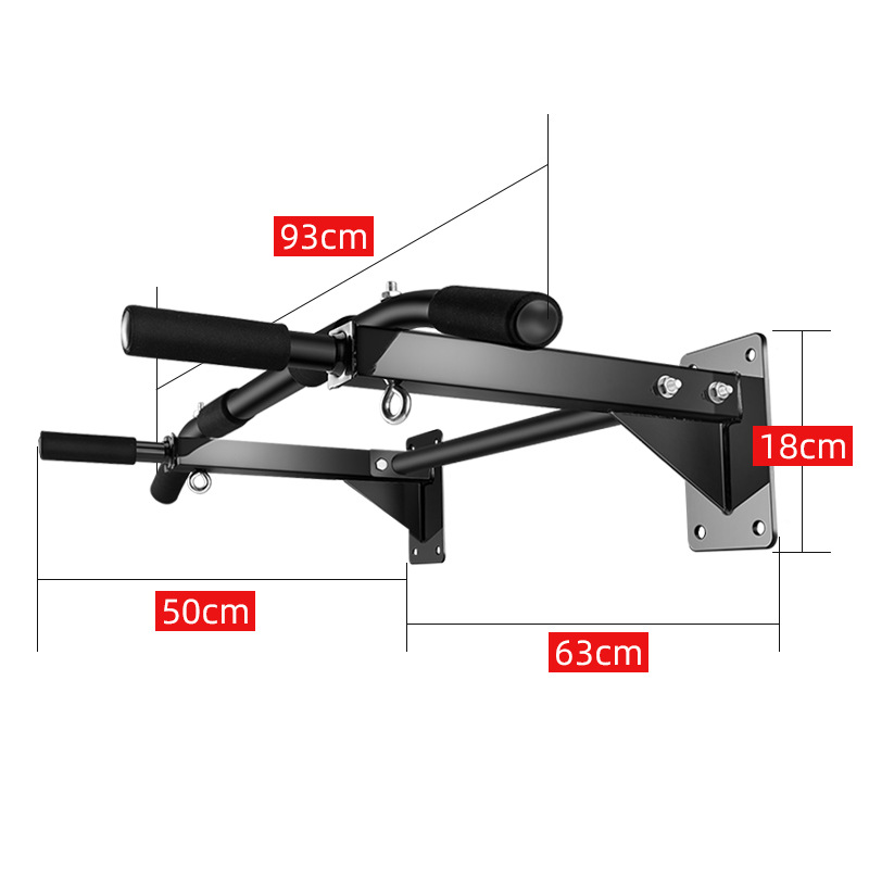 Factory direct wall perforated single and double pole indoor door horizontal bar fitness equipment home pull-up device