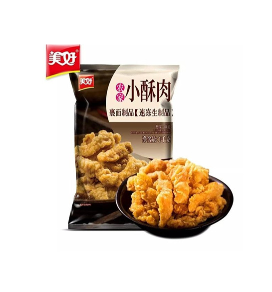 Beautiful Farmhouse Small Crispy Pork 1kg Fried Pork Heated Ready-To-Eat Hot Pot Ingredients Fried Crispy Pork Casual Night Market Snacks