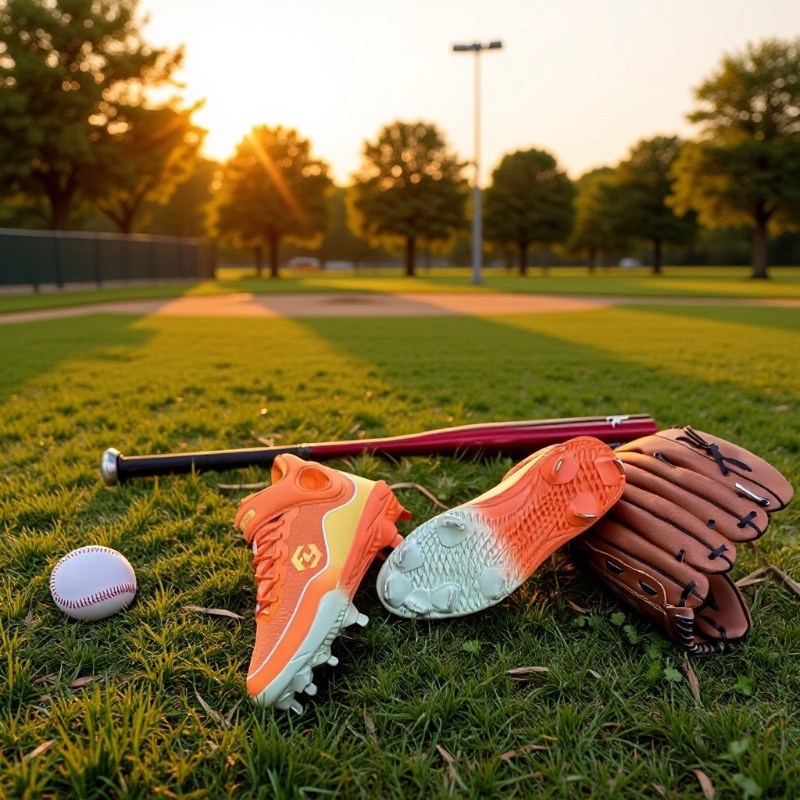 Baseball Shoes, Professional Non-Slip Cushioning Training and Competition Shoes, Lightweight Design, Multi-Color Batch Ordering, Factory Direct Supply