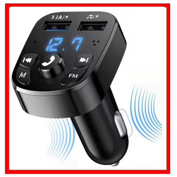 C1 трансграничный автомобильный MP3 FM блютуз приемник передатчик блютуз автомобильное зарядное устройство без TF карты